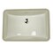 Nantucket Sinks 18 Inch X 12 Inch Undermount Ceramic Sink In Bisque UM-18x12-B - alternate 1